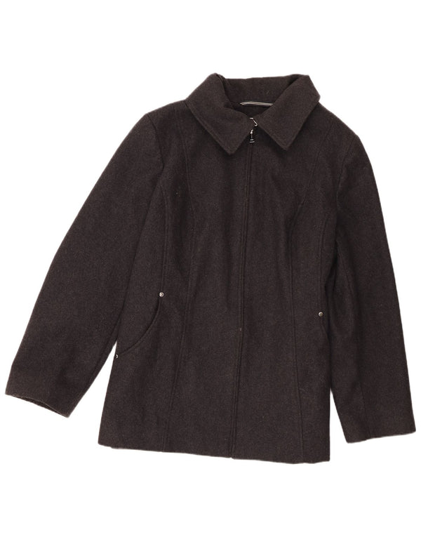 Nautica Womens Bomber Jacket UK 20 2XL Grå Uld