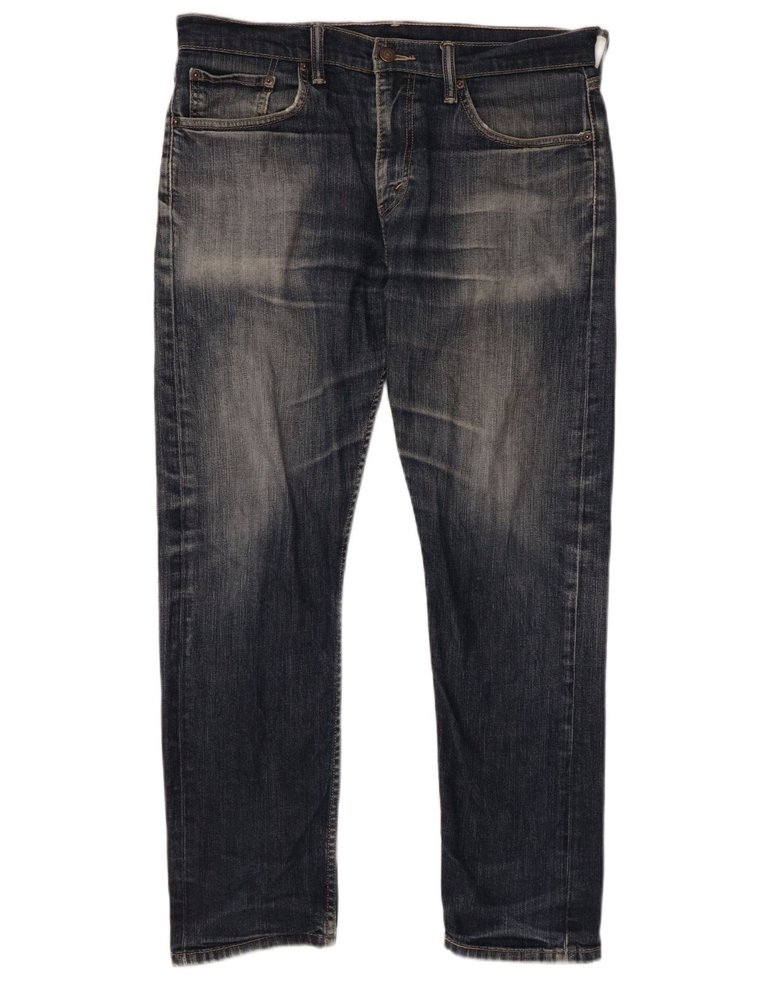 LEVI'S Herre 509 Straight Jeans W32 L30 Marineblå Bomuld