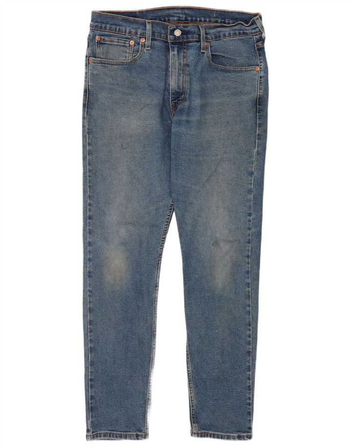 Levi's Herre 512 Slim Tapered Jeans W32 L32 Blå Bomuld