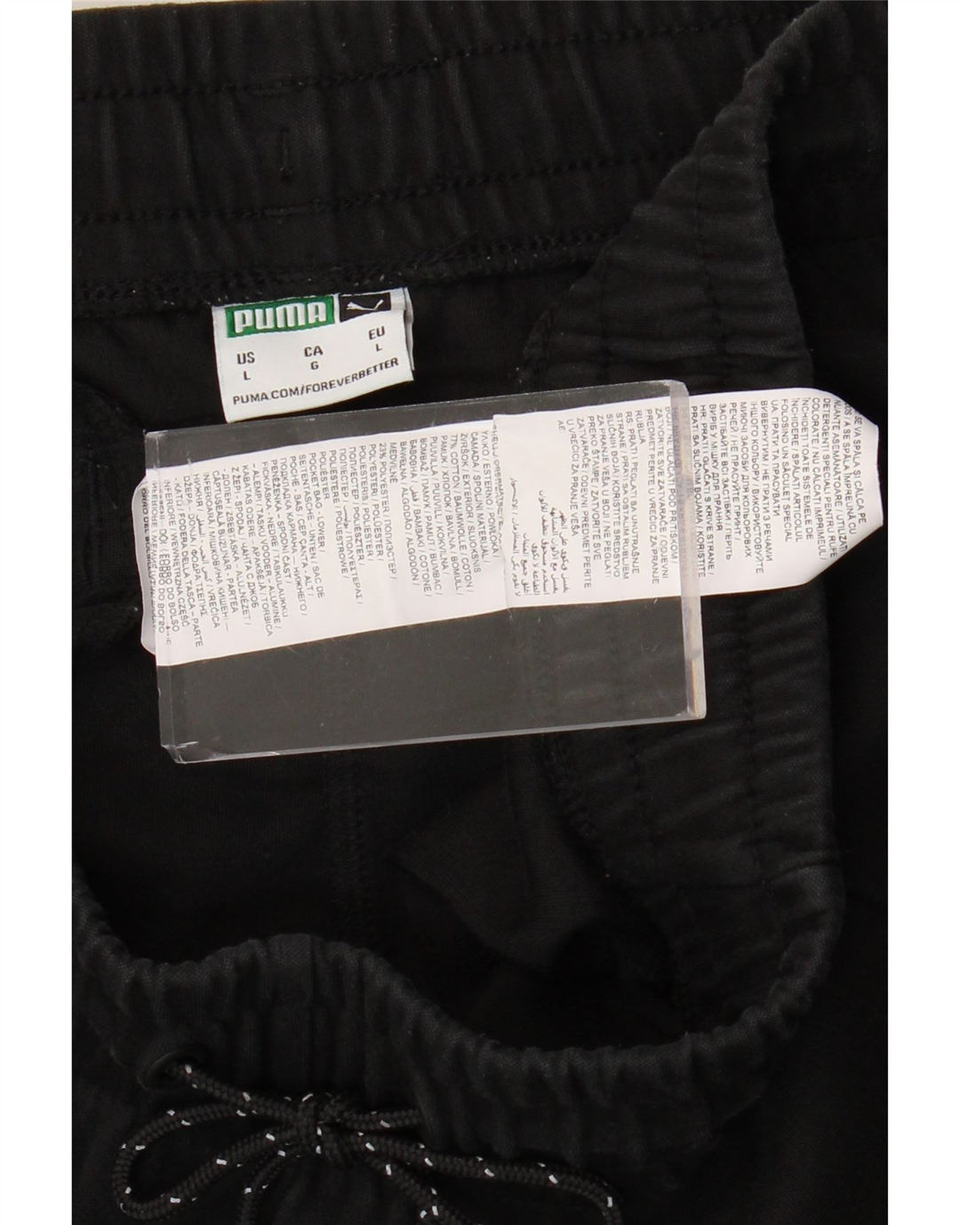 PUMA Træningsdragt bukser til mænd Jogger Stor sort bomuld