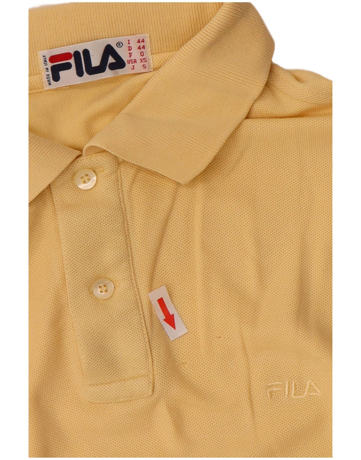 Fila Polo Shirt til mænd XS Gul