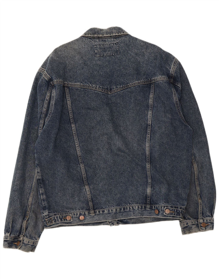 Wrangler Herre denimjakke UK 42 XL Blå Bomuld