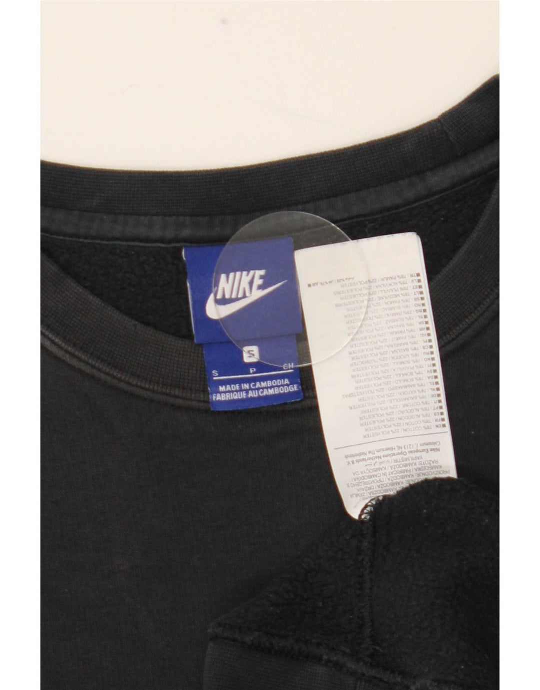 Nike Sweatshirt til mænd, lille sort bomuld