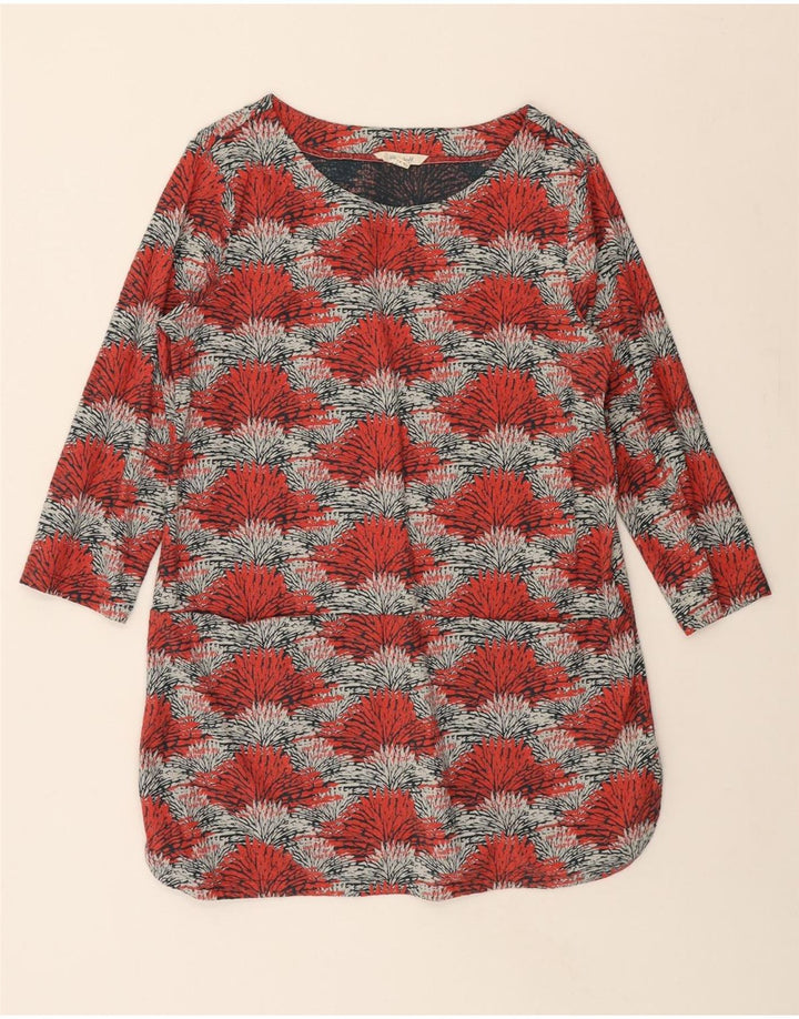 WHITE STUFF Womens Abstract Pattern Shift Dress UK 14 Medium Red Vintage White Stuff and Second-Hand White Stuff from Messina Hembry 
