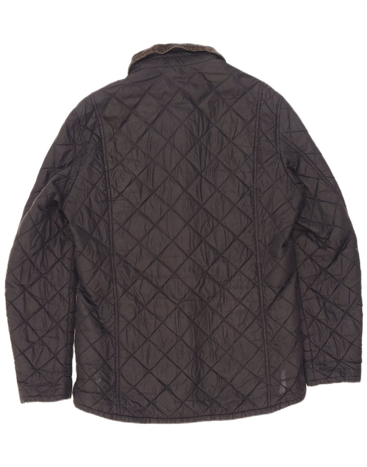 Barbour Herre quiltet jakke UK 38 Mellem marineblå polyamid