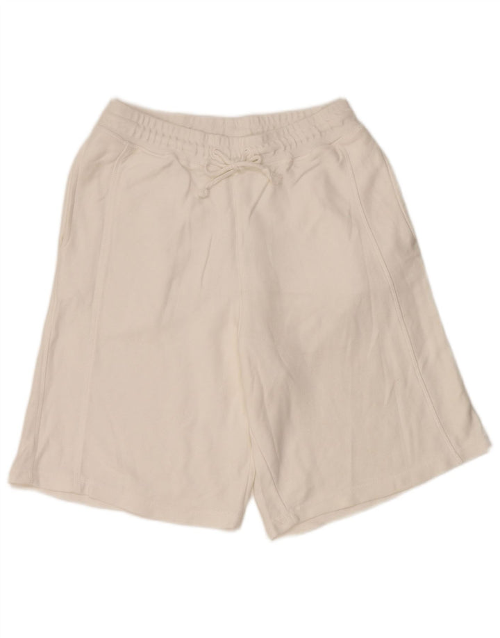 Zara Herre Sportshorts Små hvide Bomuld
