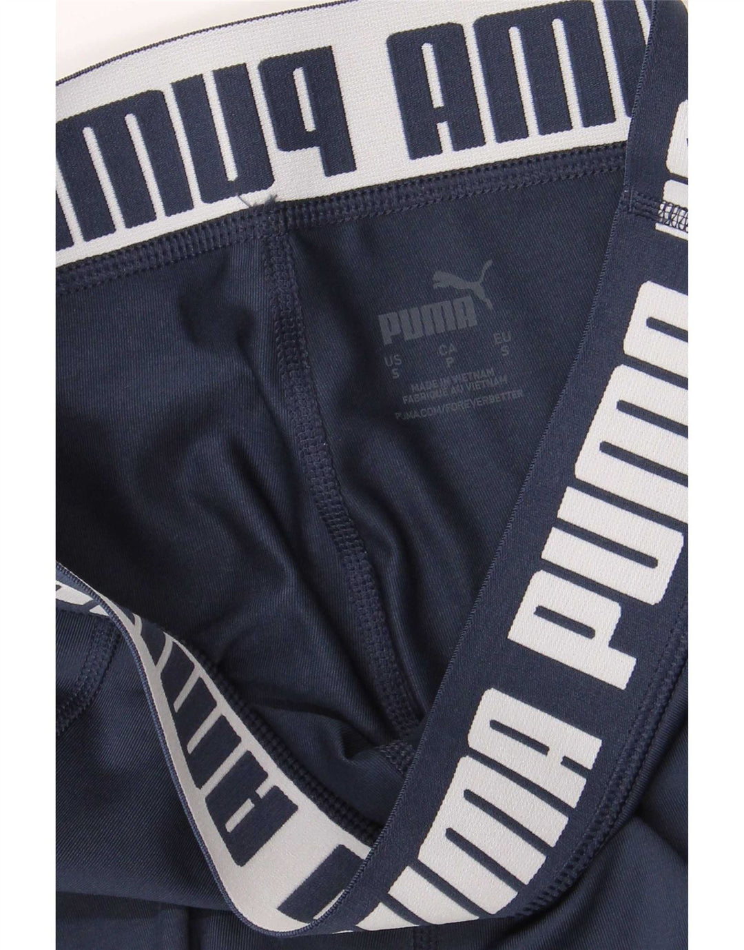 Puma Grafiske Leggings til kvinder UK 10 Small Navy Blue