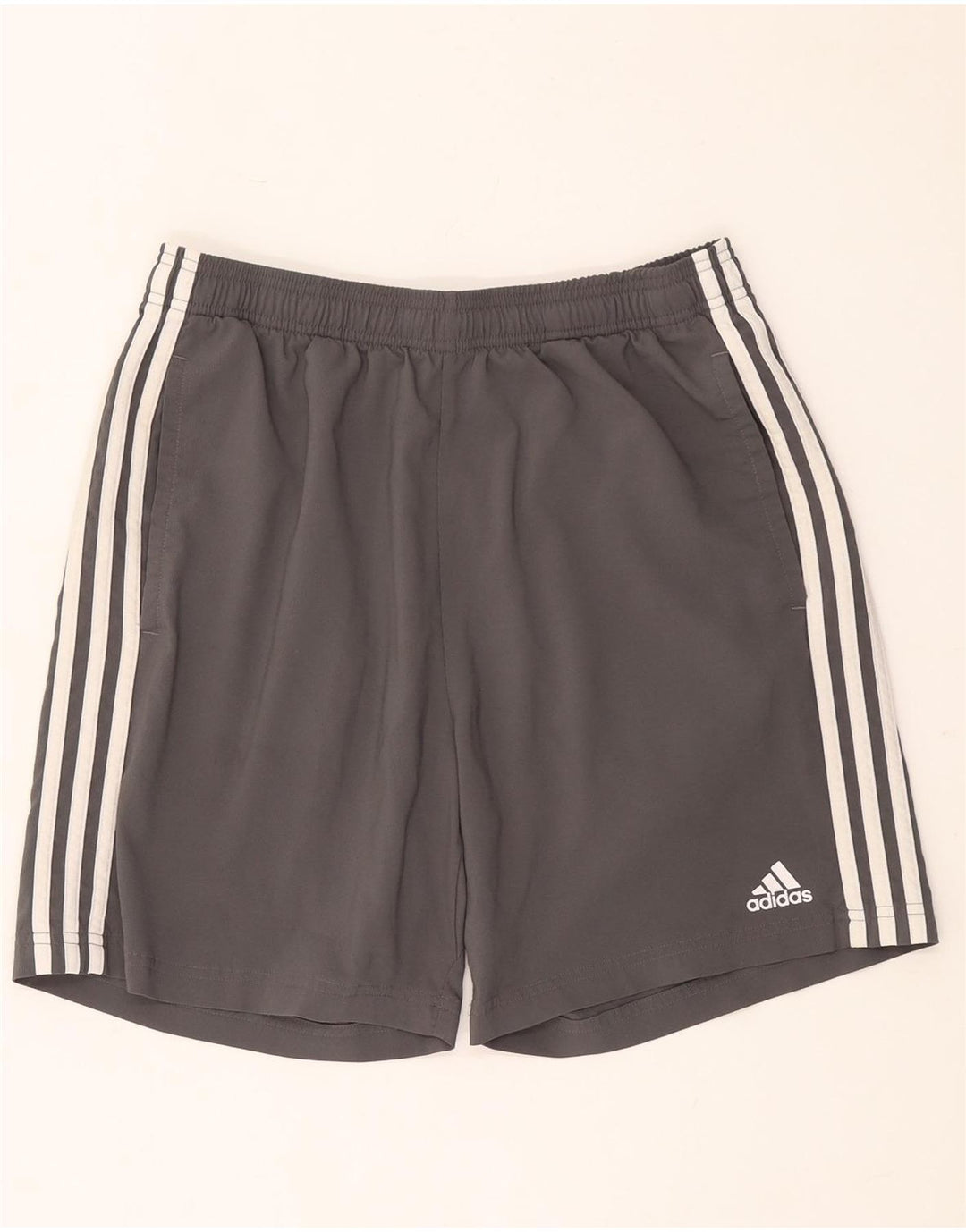 Adidas Sportsshorts til mænd, store grå polyester