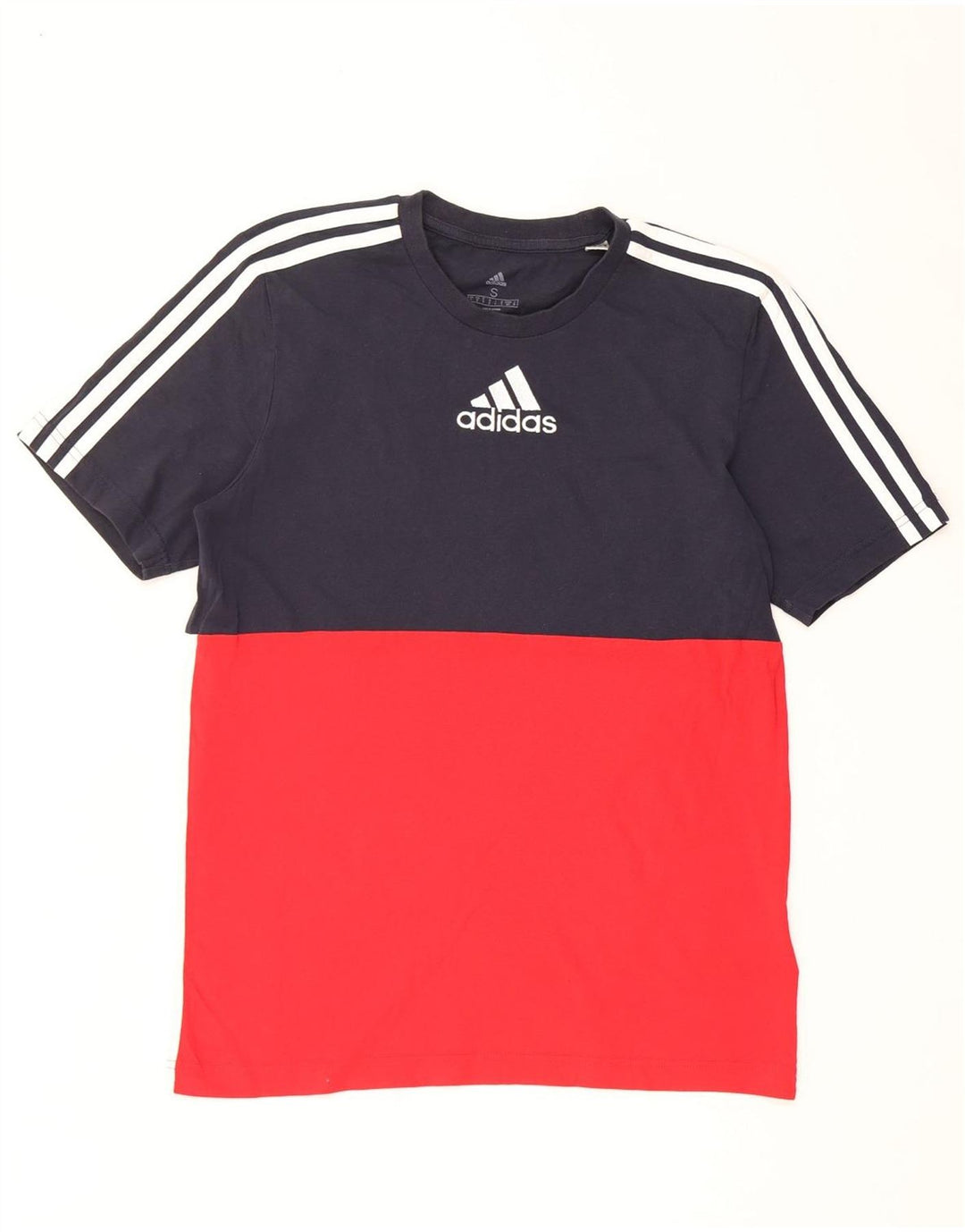 Adidas Herre grafisk T-shirt Top Lille flerfarvet Colourblock Bomuld