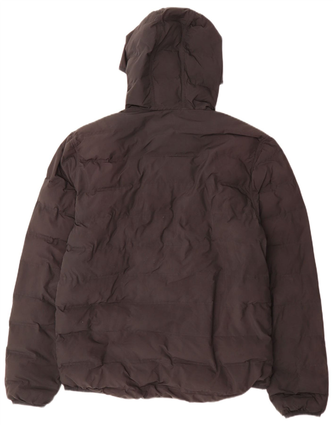 Fred Perry Herre hættepolstret jakke UK 40 Stor sort polyester