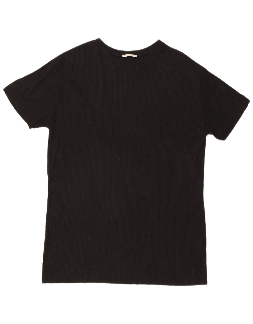 ZARA Womens Oversized T-Shirt Dress UK 10 Small Black Polyester