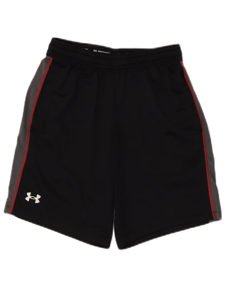 UNDER ARMOUR Sportsshorts til mænd Small Black Colourblock Polyester