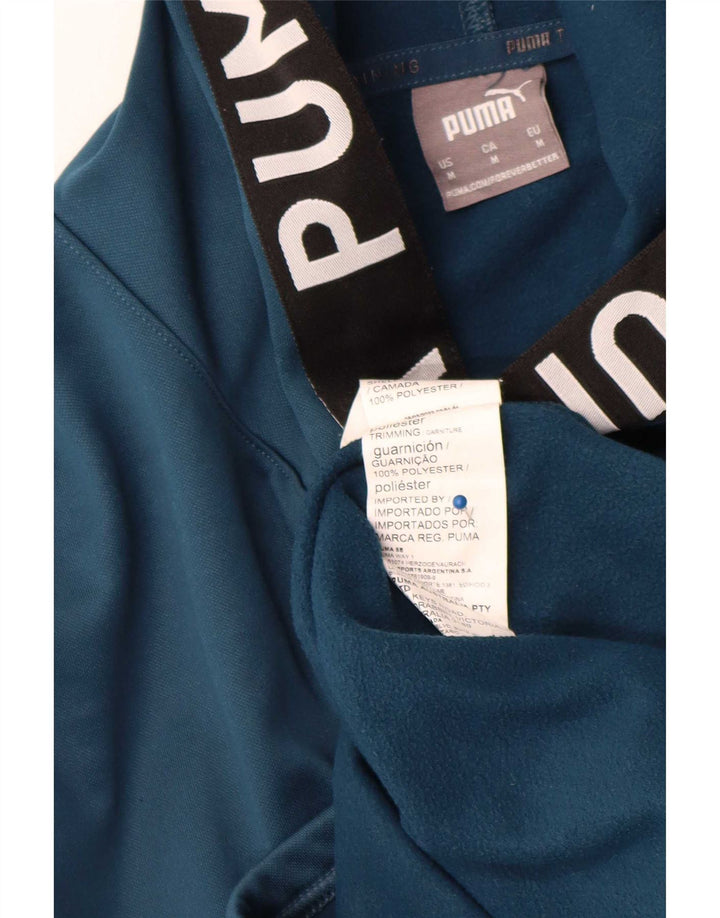 Puma Herre grafisk hættetrøje Jumper Medium Marineblå Colourblock Polyester