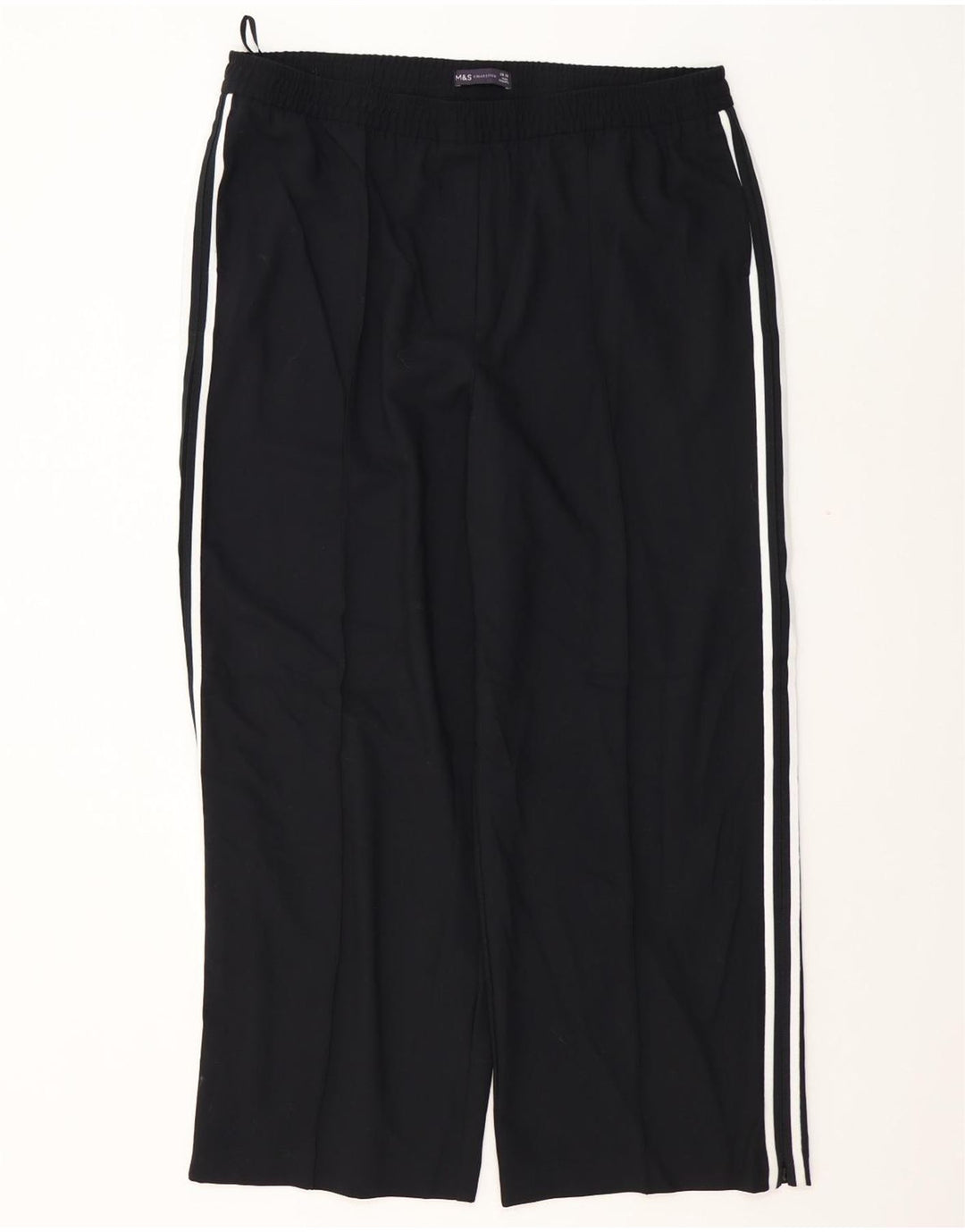 Marks & Spencer Træningsdragtsbukser til kvinder UK 20 2XL Sort Polyester