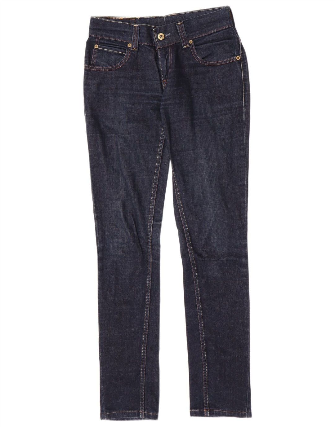 Levi's Dame 603 Slim Jeans W28 L31 Marineblå Bomuld