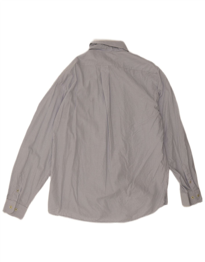 Fred Perry herreskjorte stor blå ternet