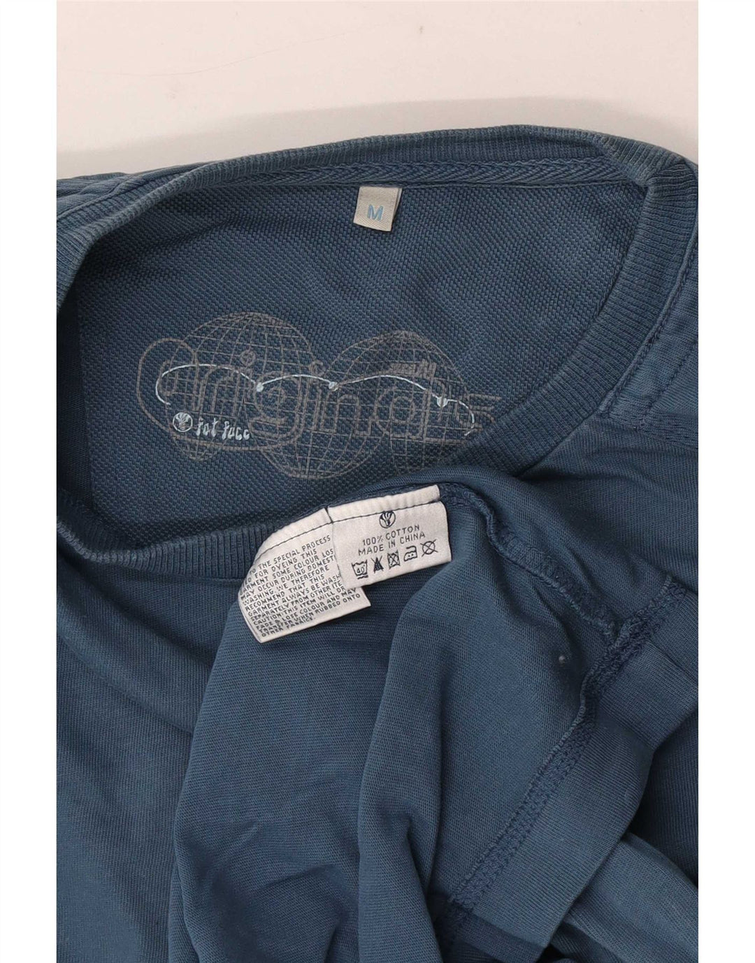 Fat Face Herre T-Shirt Top Medium Blue Bomuld