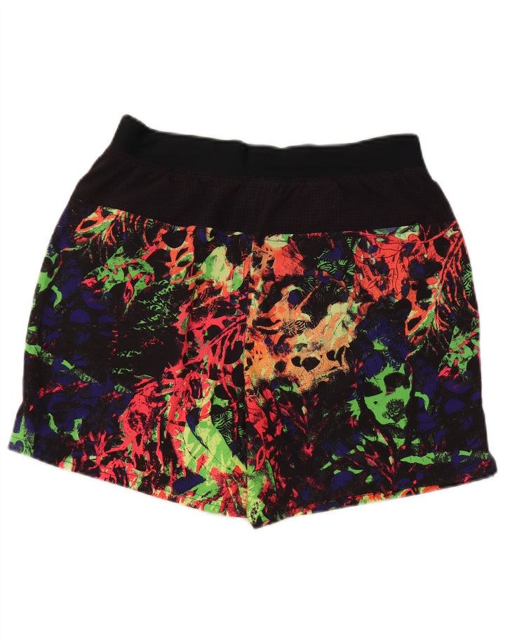 Nike Sportsshorts med abstrakt mønster til mænd, små sorte polyester