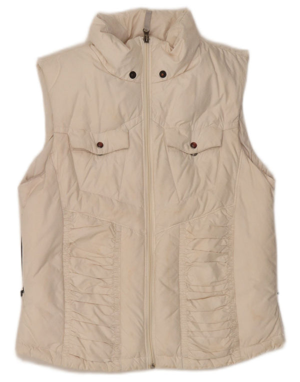 Columbia Womens Polstret Gilet UK 12 Medium White