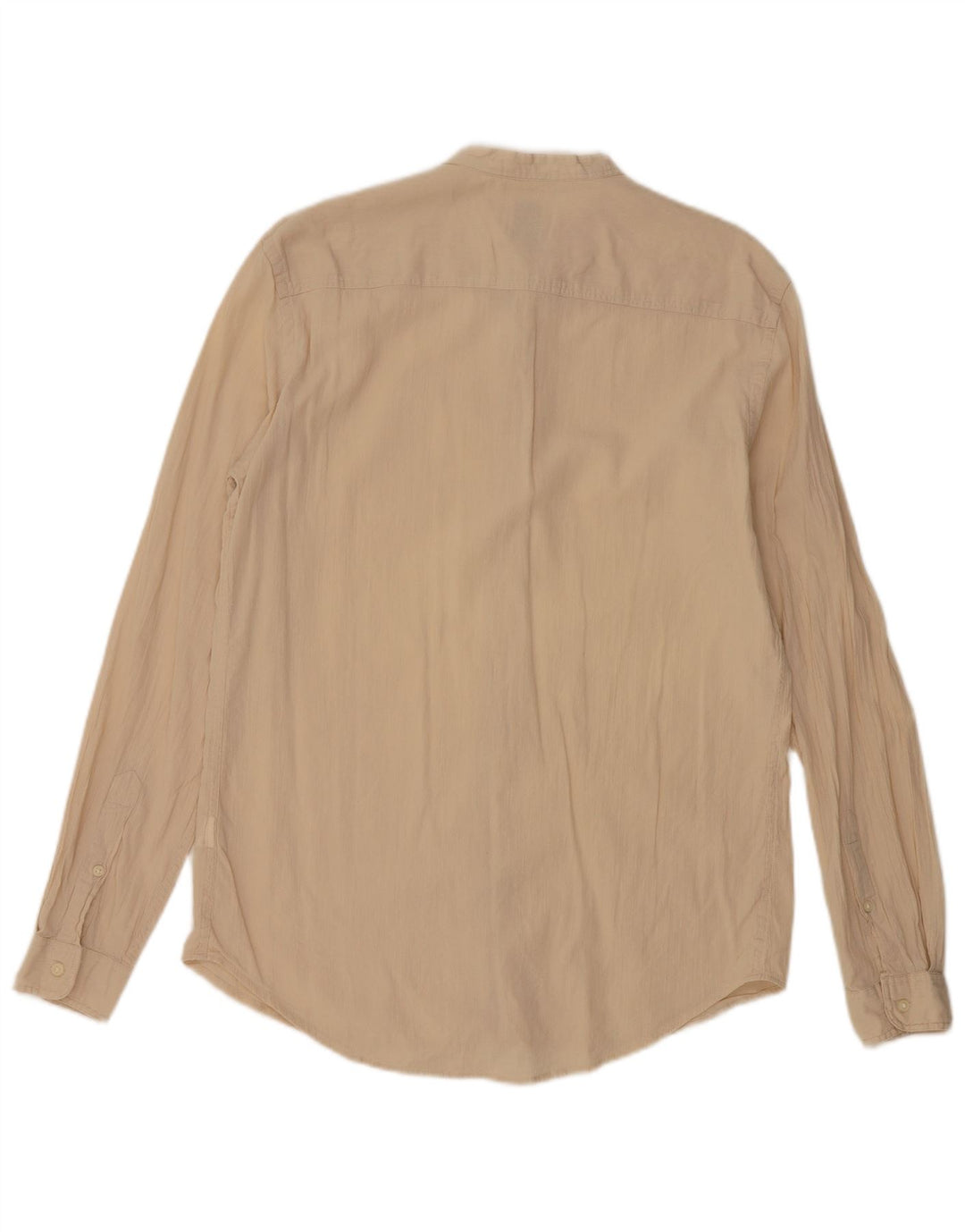 ZARA Herreskjorte Medium Beige Bomuld