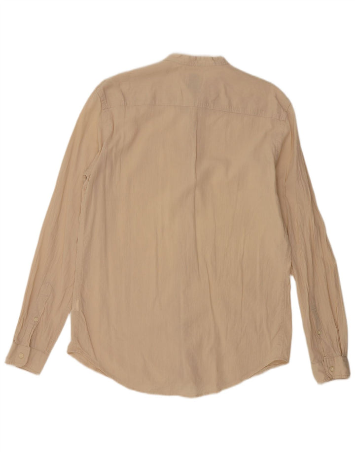 ZARA Herreskjorte Medium Beige Bomuld