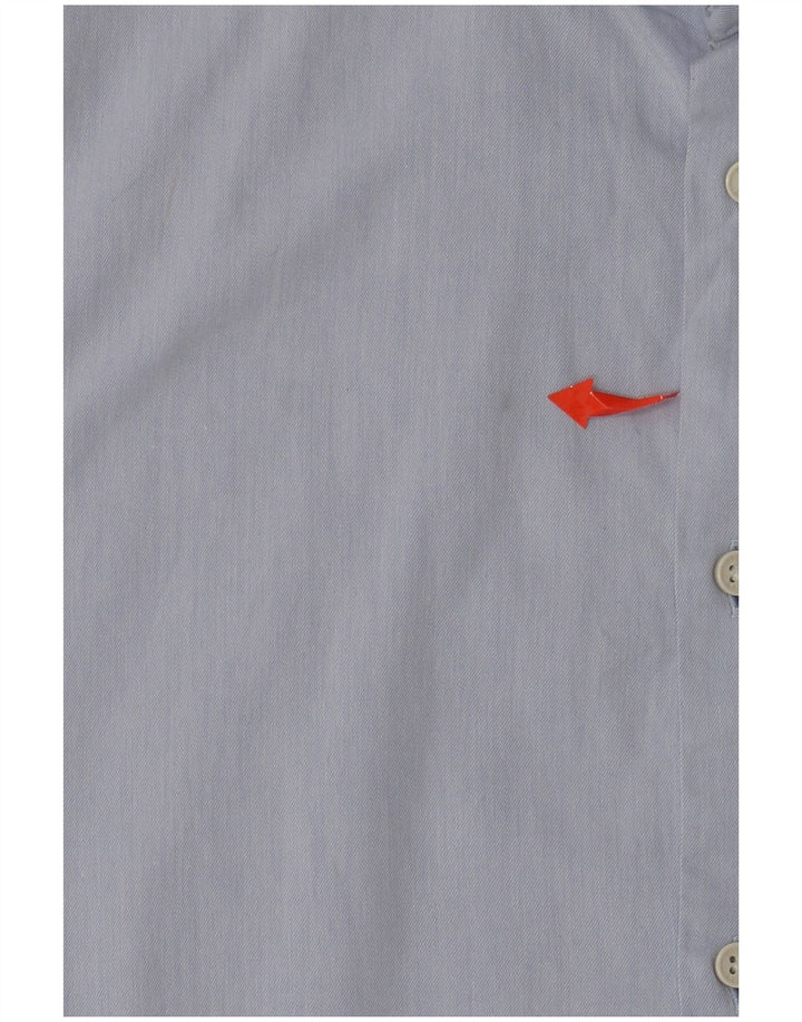 DACK'S Slim Fit skjorte herre XL blå bomuld