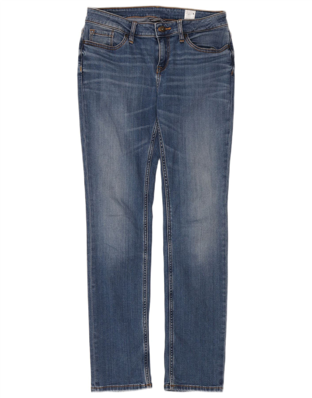 Tommy Hilfiger Dame Rom Straight Jeans W30 L32 Blå