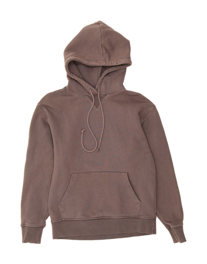 ZARA Mens Hoodie Jumper Small Brown Cotton Vintage Zara and Second-Hand Zara from Messina Hembry 