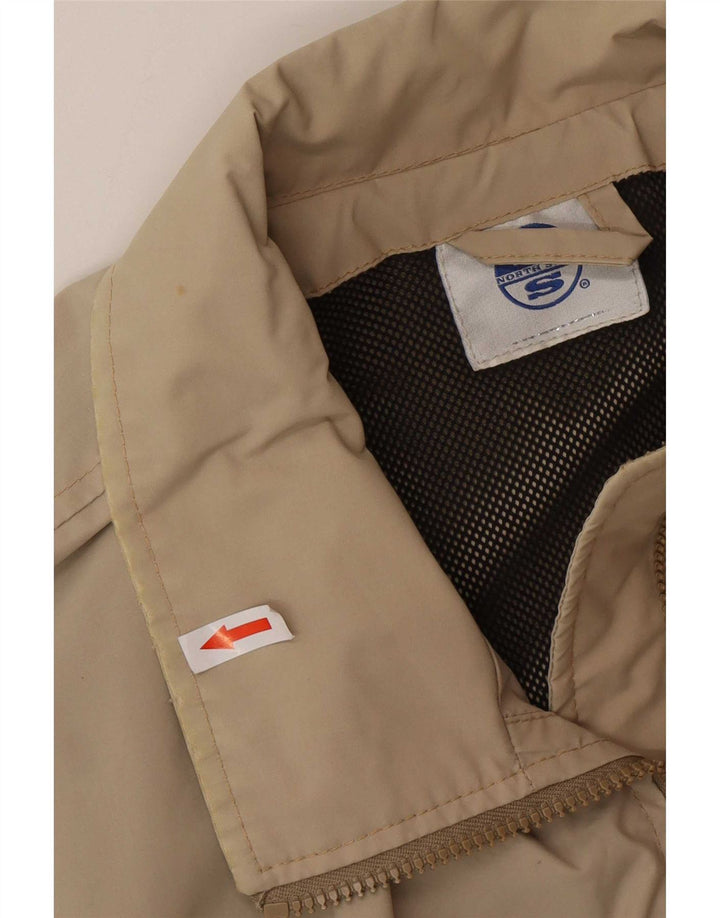 North Sails Herre Bomber Jacket UK 40 Stor Beige Polyamid