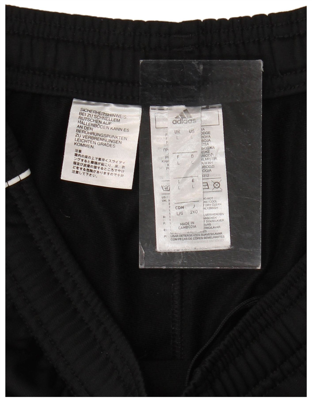 ADIDAS Træningsdragt til mænd Joggers Stor sort polyester