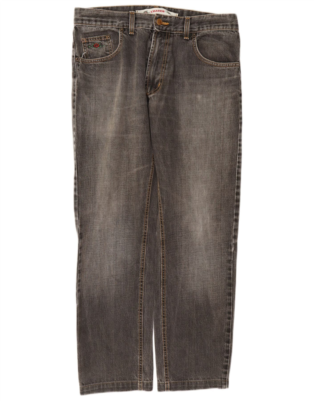 Charro Straight Jeans til kvinder W34 L28 Grå