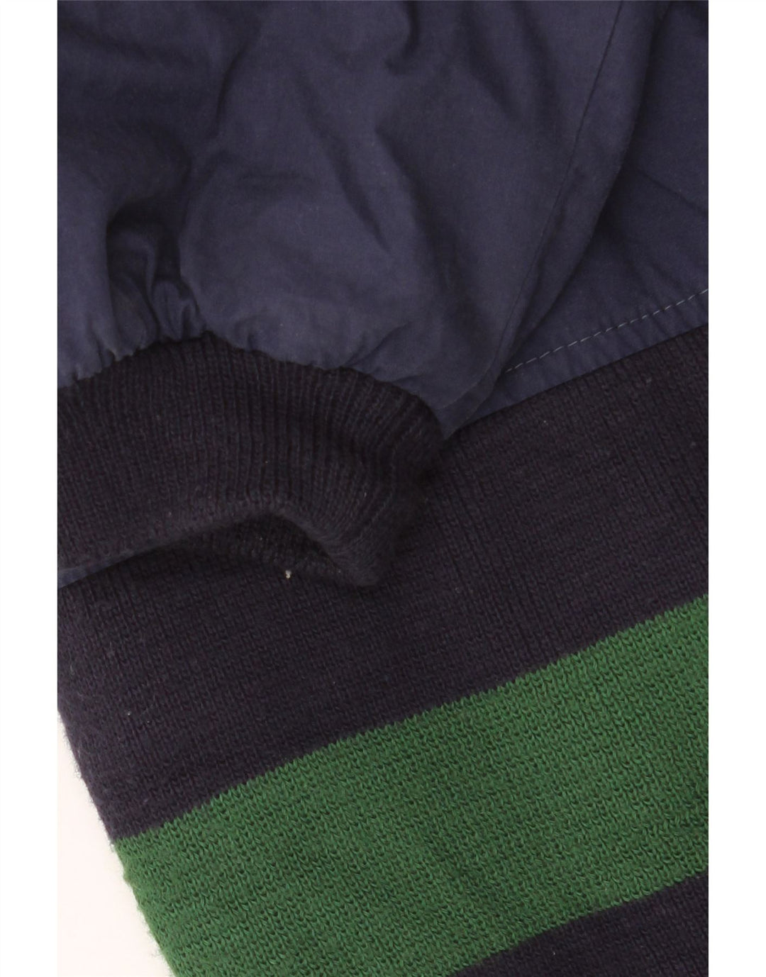 VINTAGE Bomberjakke til mænd UK 42 XL Navy Blue Colourblock
