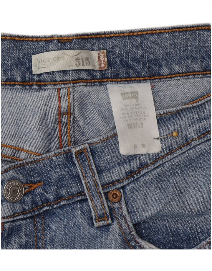 Levi's Dame 515 Bootcut Jeans US 8 Medium W32 L31 Blå Bomuld