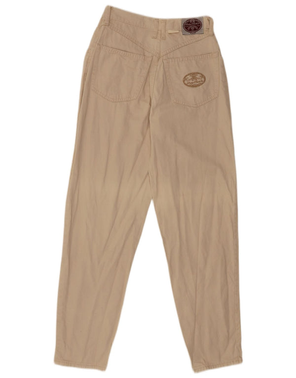 Lucky Star Dame tilspidsede Casual Bukser IT 38 XS W24 L30 Beige Bomuld
