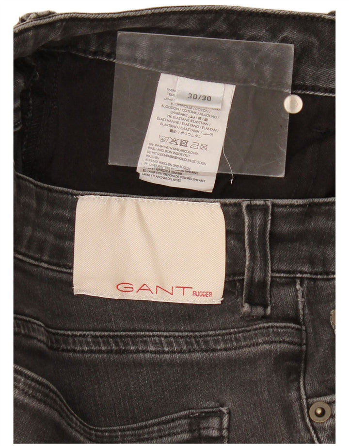 Gant Womens Skinny Jeans W30 L30 Grey Cotton