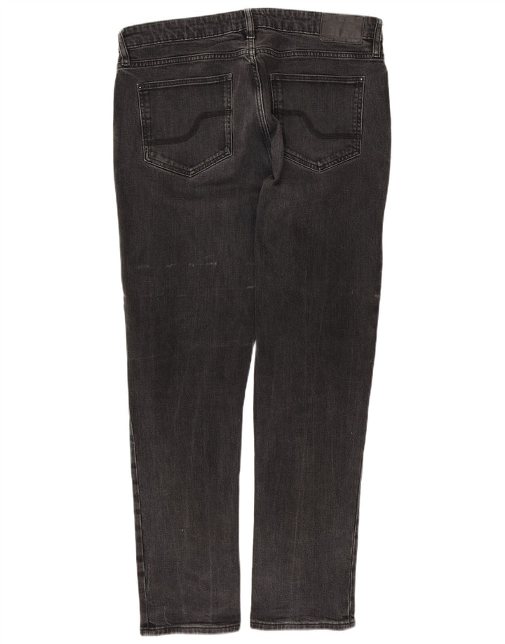 FAT FACE Herre Slim Jeans W36 L31 Grå Bomuld
