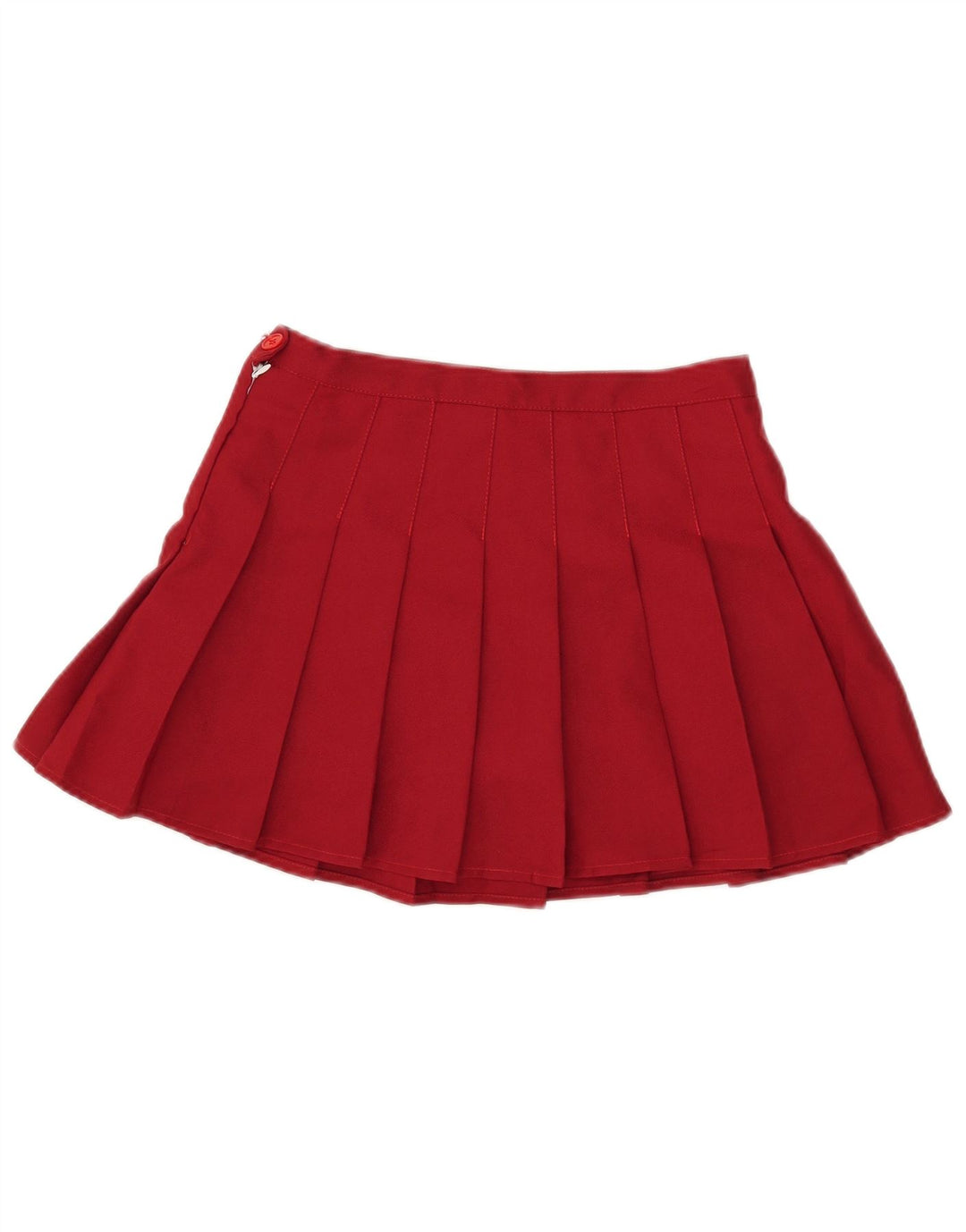 Vintage Pige Skort 13-14 År XL Rød