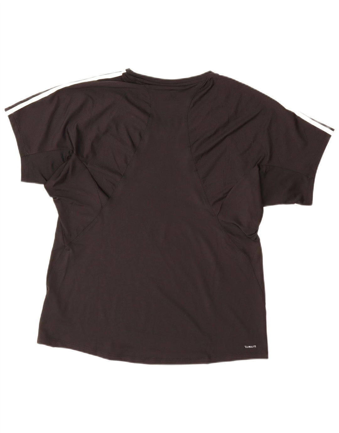 ADIDAS Womens Climalite T-Shirt Top UK 16/18 Large Black Polyester