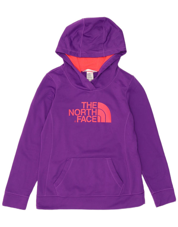 The North Face Graphic Hoodie Jumper UK 12 Medium Purple Sports