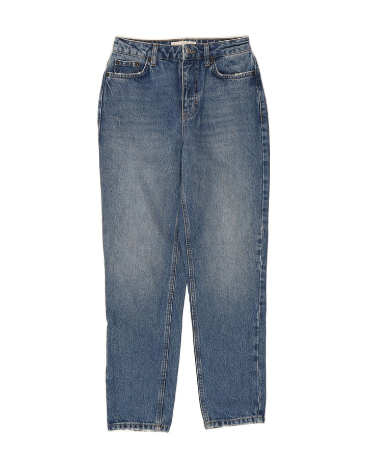 TOPSHOP Womens Tapered Jeans W26 L27 Blue Polyester Vintage Topshop and Second-Hand Topshop from Messina Hembry 