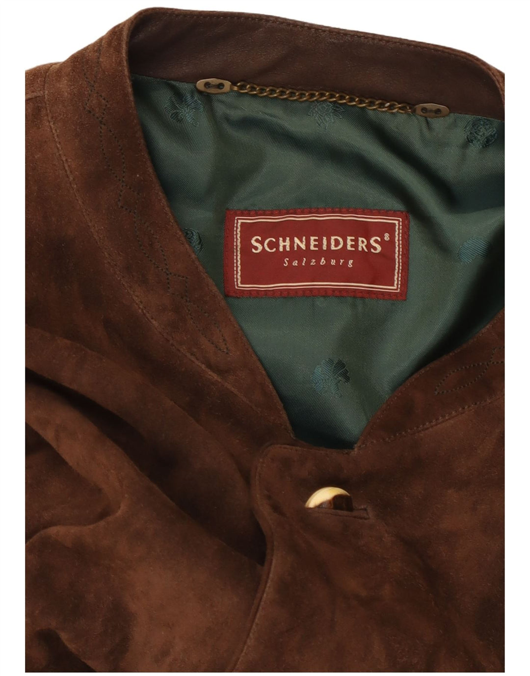Schneiders Herre Ruskindsjakke UK 44 2XL Brun Læder Classic