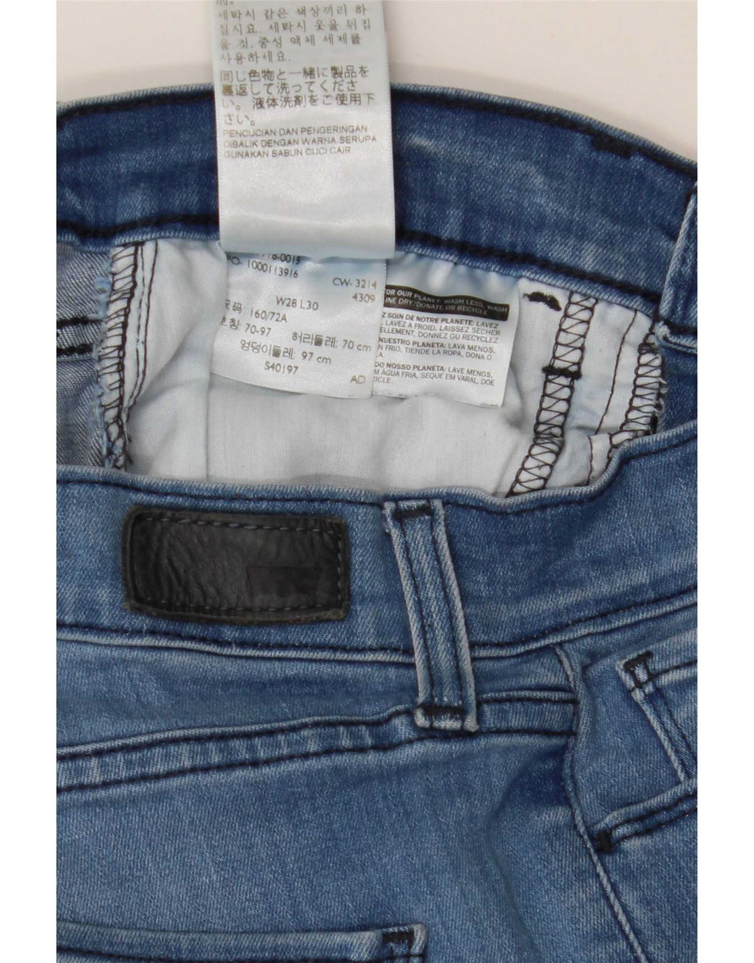 Levi's Dame Skinny Jeans W28 L30 Blå Bomuld