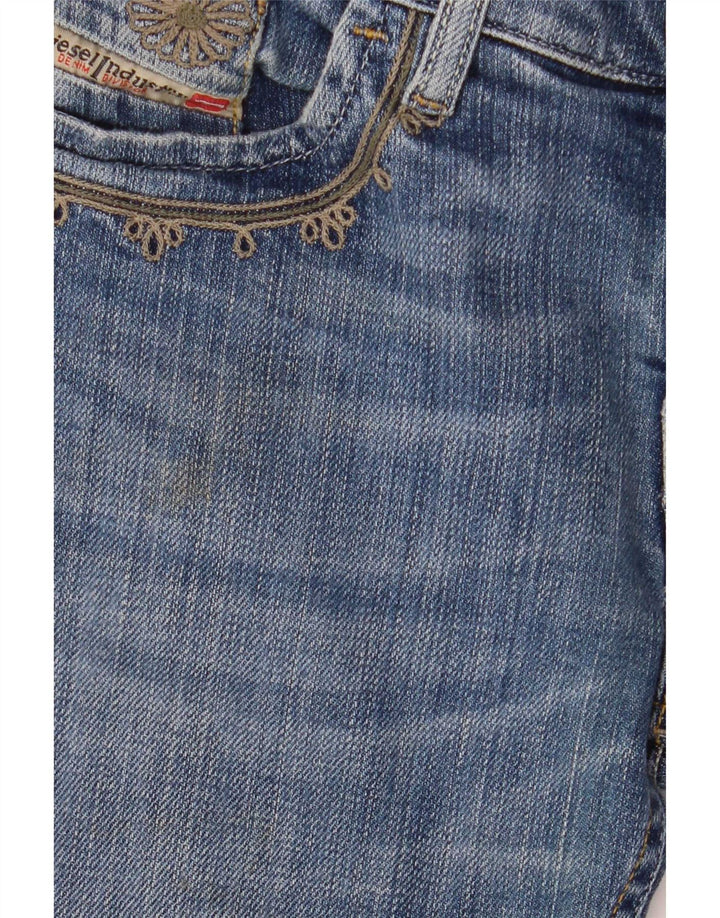 Diesel Dame Liv Slim Jeans W29 L30 Blå Bomuld