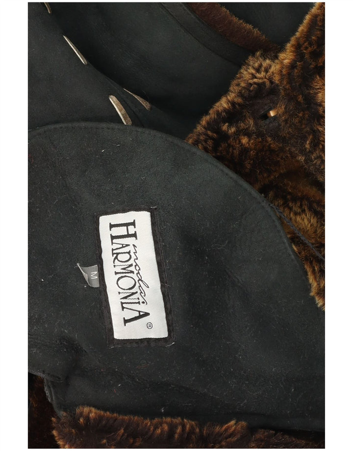 Vintage Dame Shearling Coat UK 12 Medium Green
