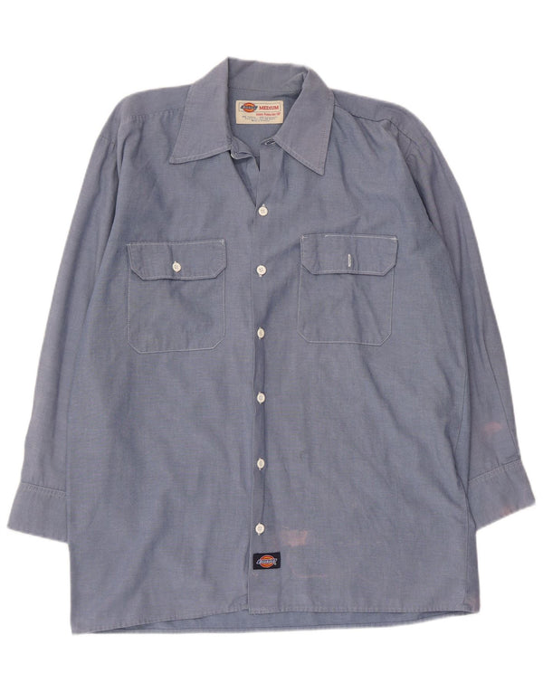 DICKIES Herreskjorte Medium Blue Bomuld