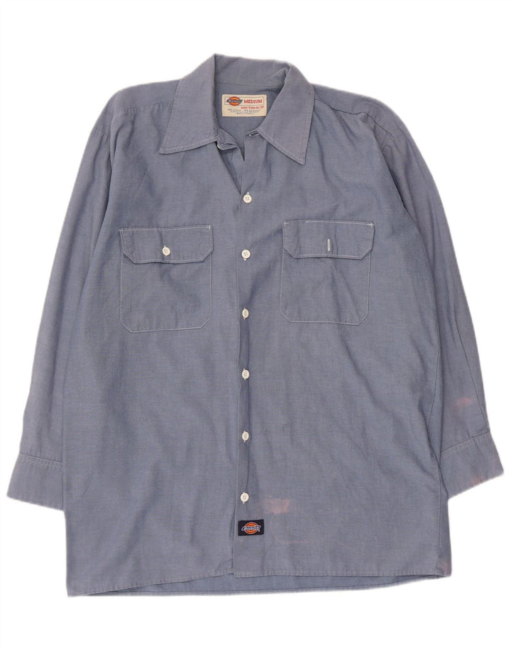 DICKIES Herreskjorte Medium Blue Bomuld
