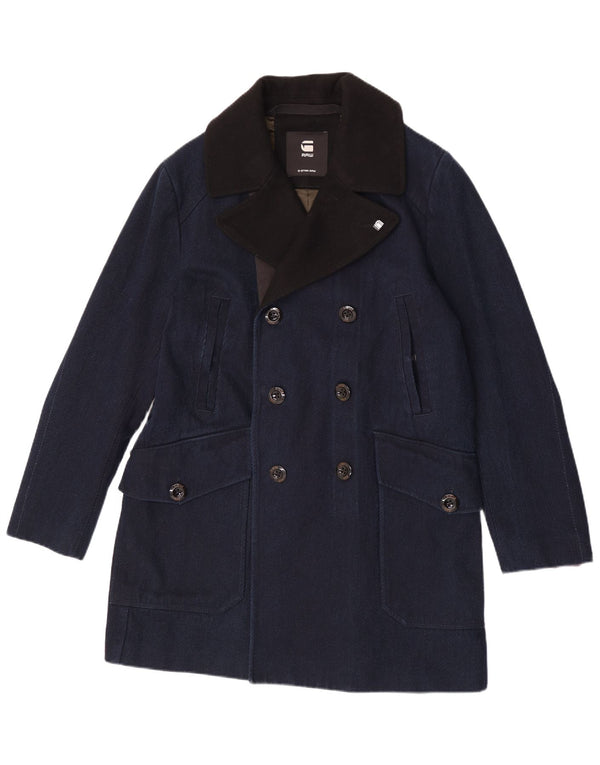 G-Star Herre Ærtefrakke Str. 40 Large Navy Blue Bomuld
