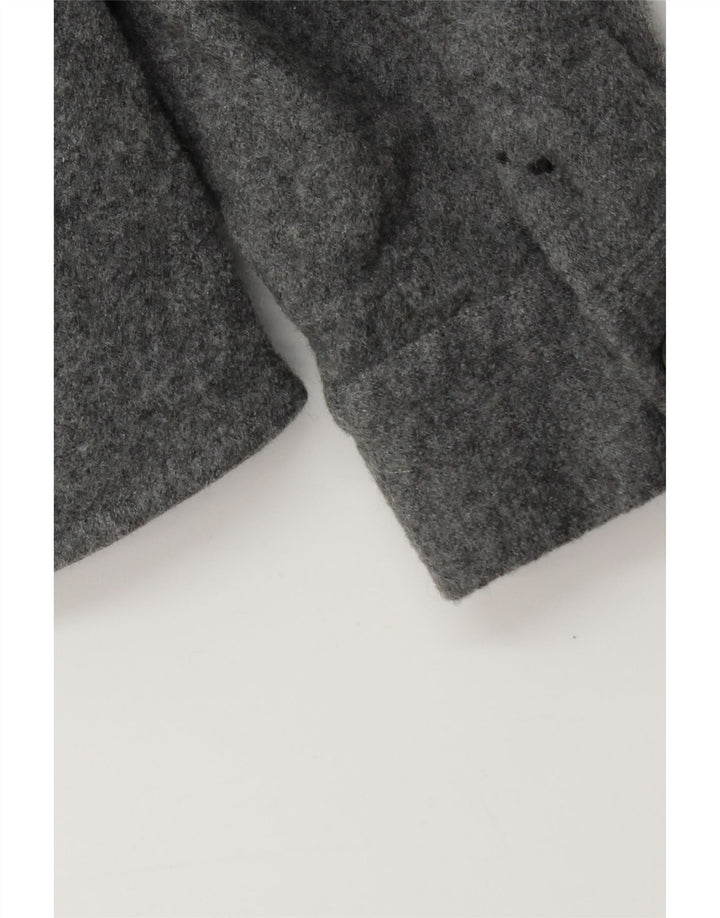 Cos Dame Relaxed Fit Lumberjack Flanel Shirt UK 14 Medium Grey