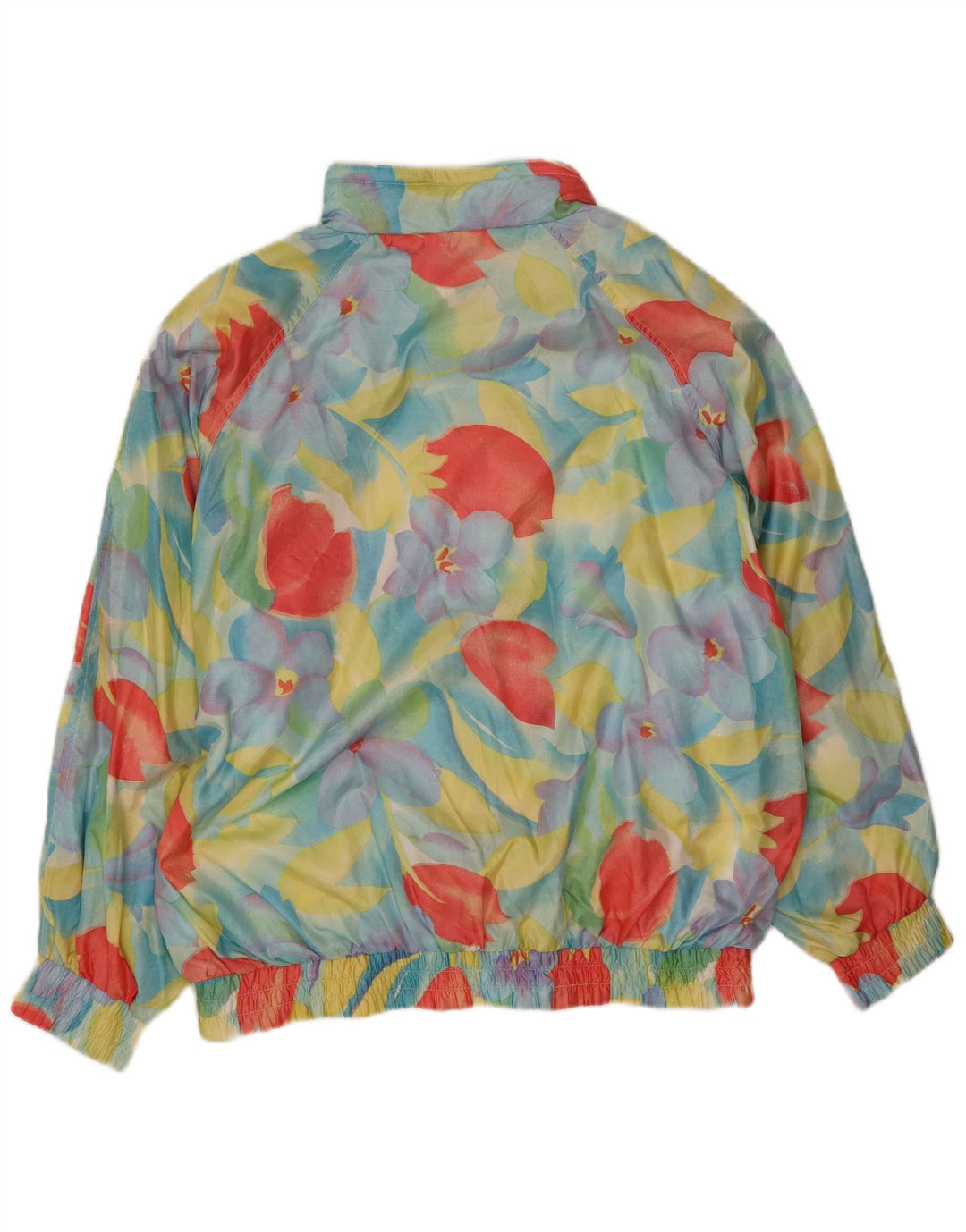 Perry Womens Oversized træningsdragt Topjakke IT 44 Medium Blue Floral