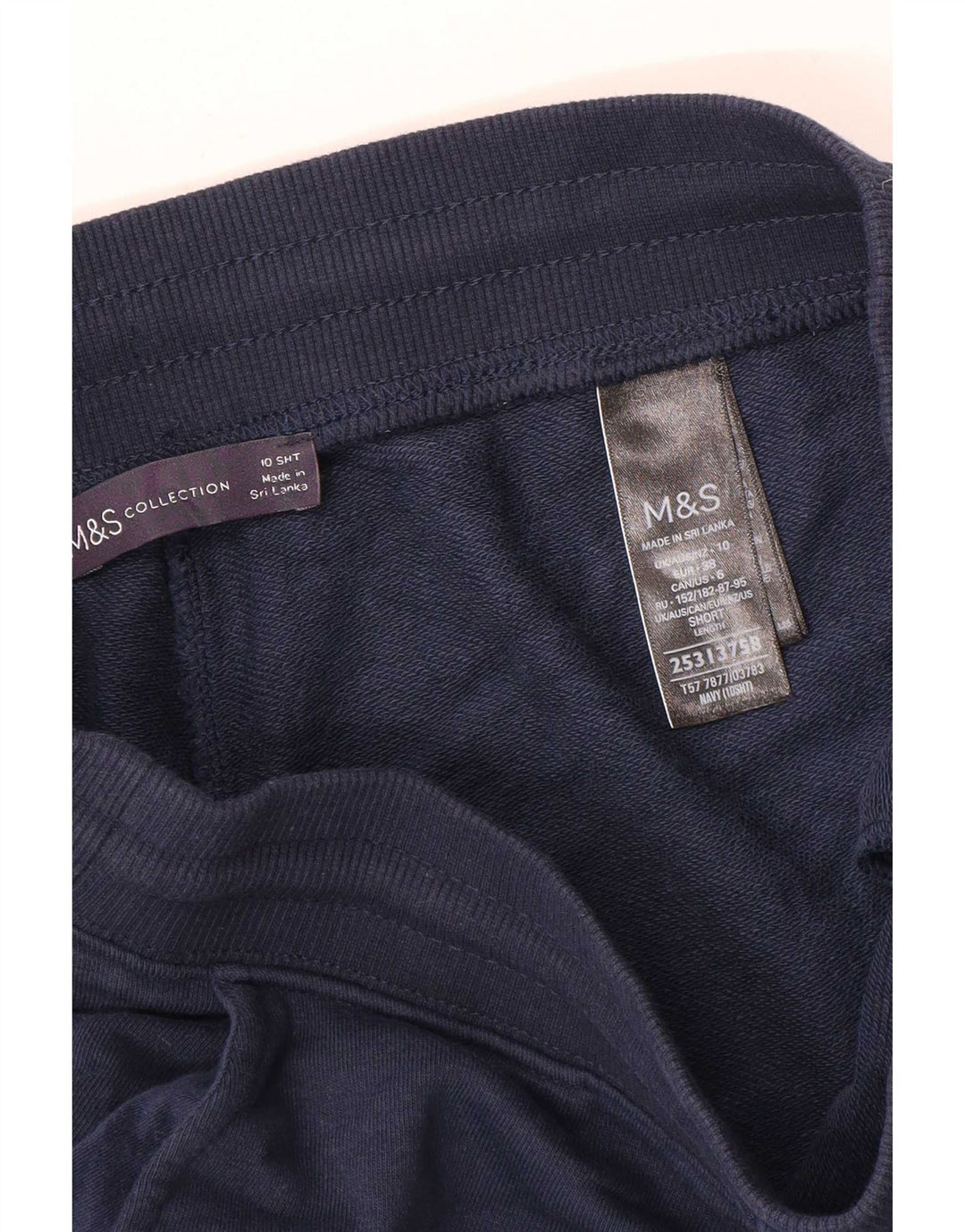 Marks & Spencer Træningsdragt til kvinder Joggers UK 10 Small Navy Blue